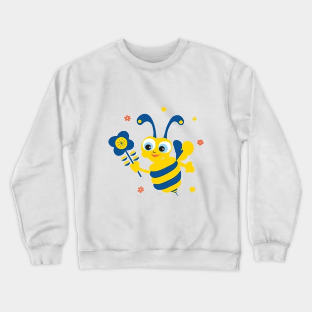 Ukraine Bee Crewneck Sweatshirt by Tagor_store